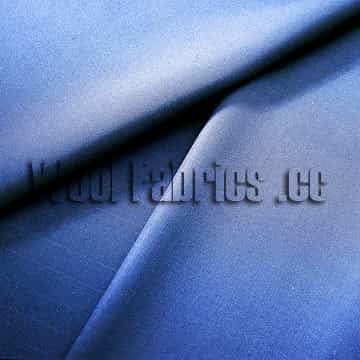 blue worsed wool fabric