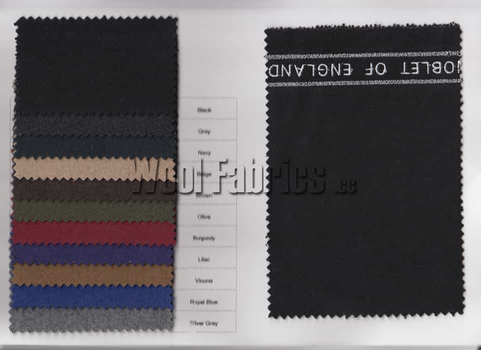 China wool woven melton fabrics with 11 colors