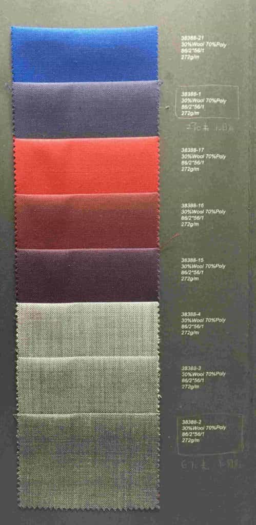 6 wool fabric ready goods from China