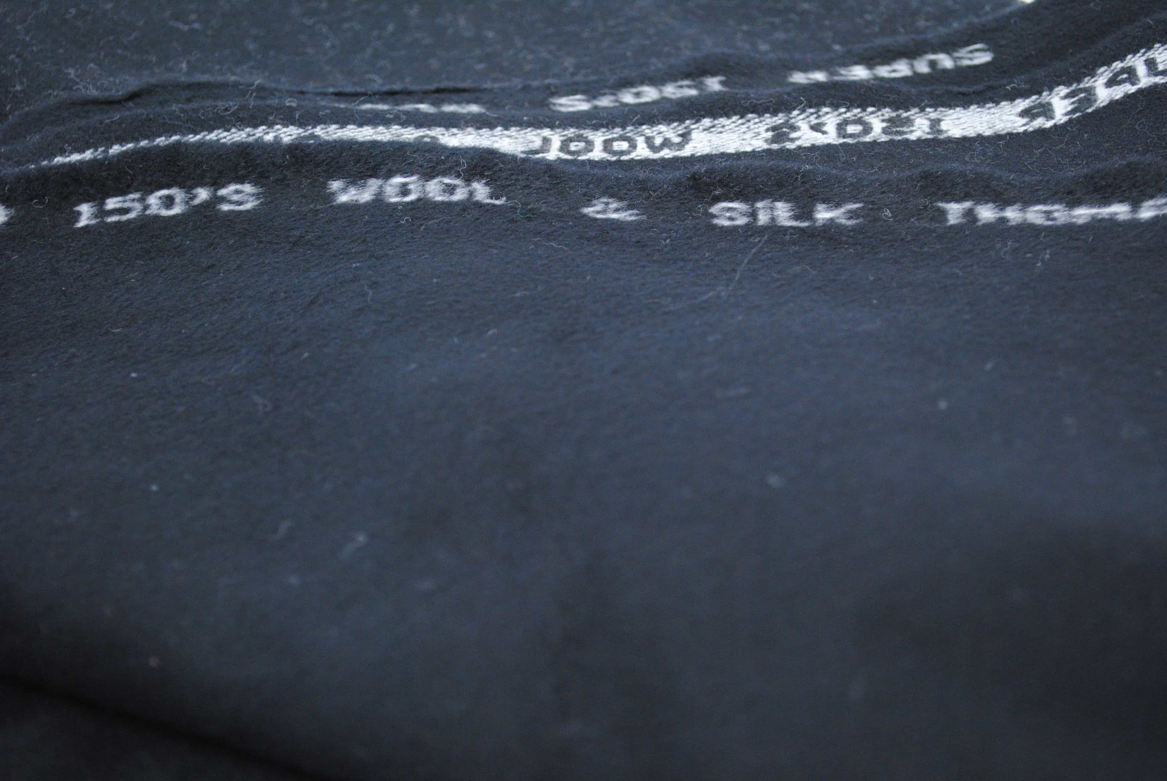 woven wool selvage fabric