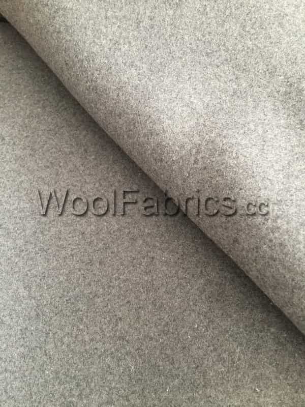 grey woolen melton fabric China
