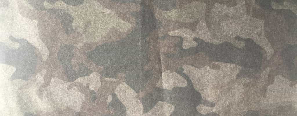military printed wool woven fabric