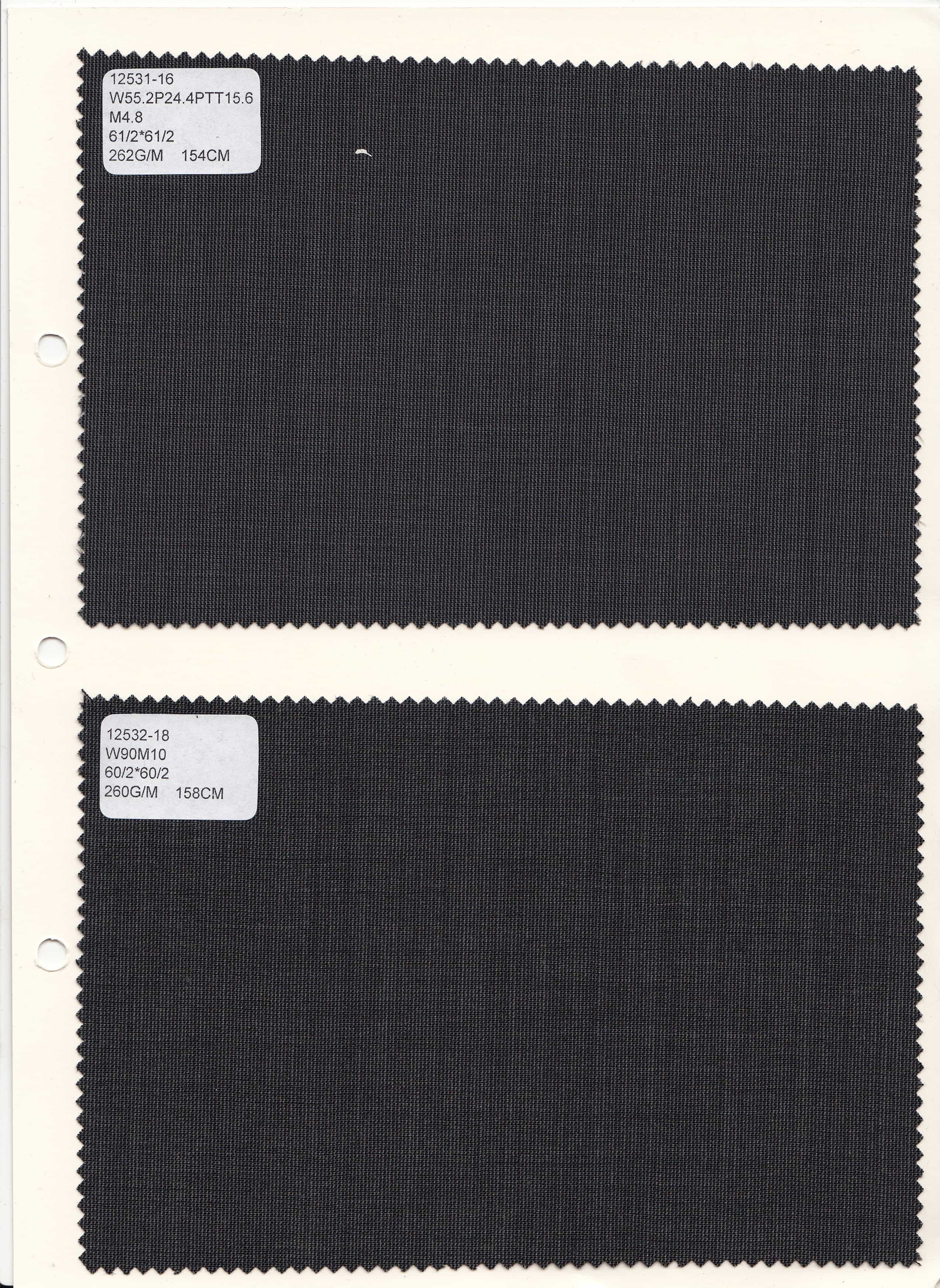 black wool fabric