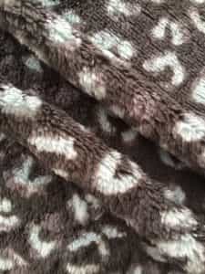 white circle BOA knitted fabric