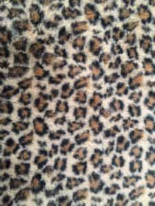 leopard skin knitted BOA fabric from China