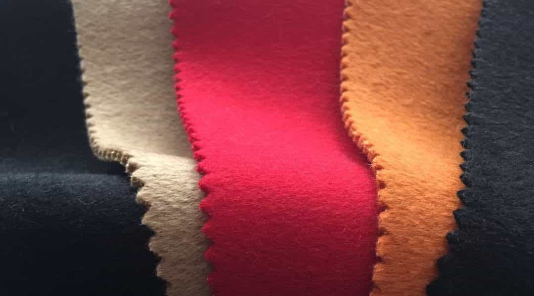 7 colors of wool rabbit hair fabric collection