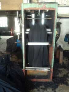 recycled woolen fabric shrinke in finish mill