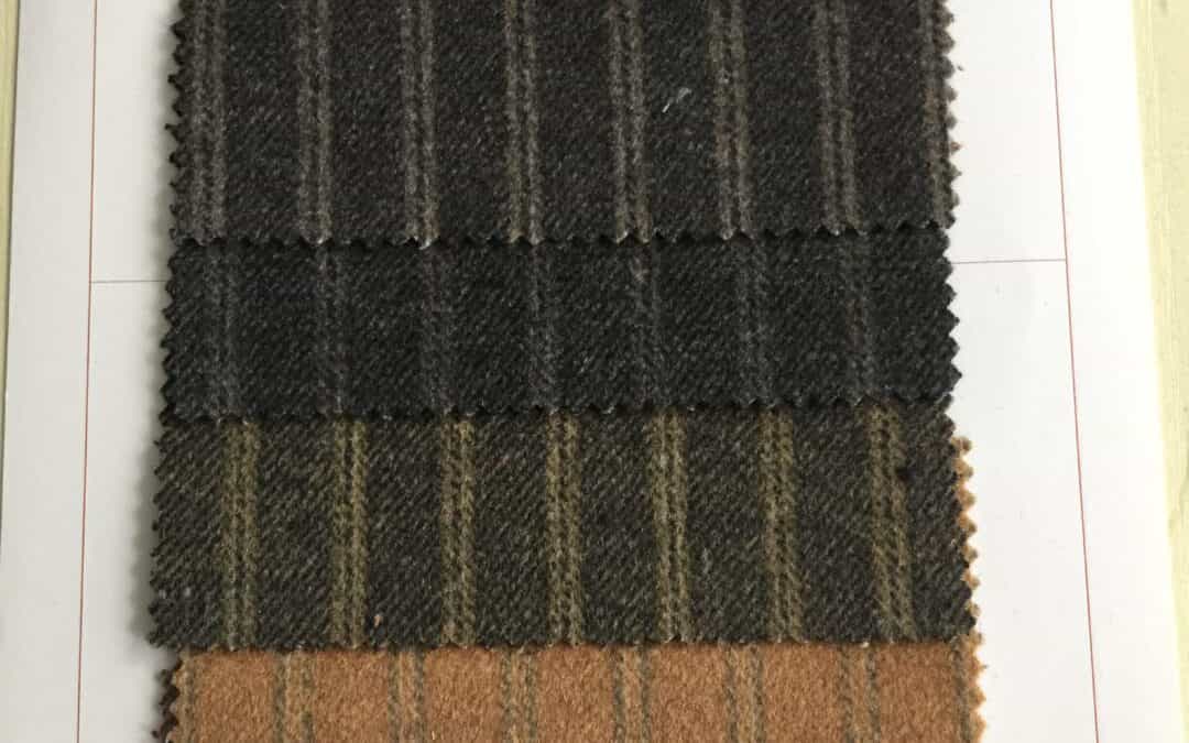 striped woolen fabric serial