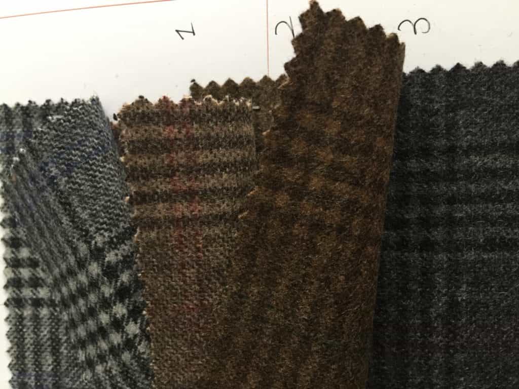 check woolen fabric