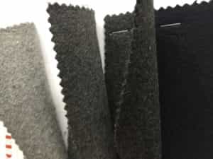 ZS-CX 40recycle woolen overcoating grey swatch
