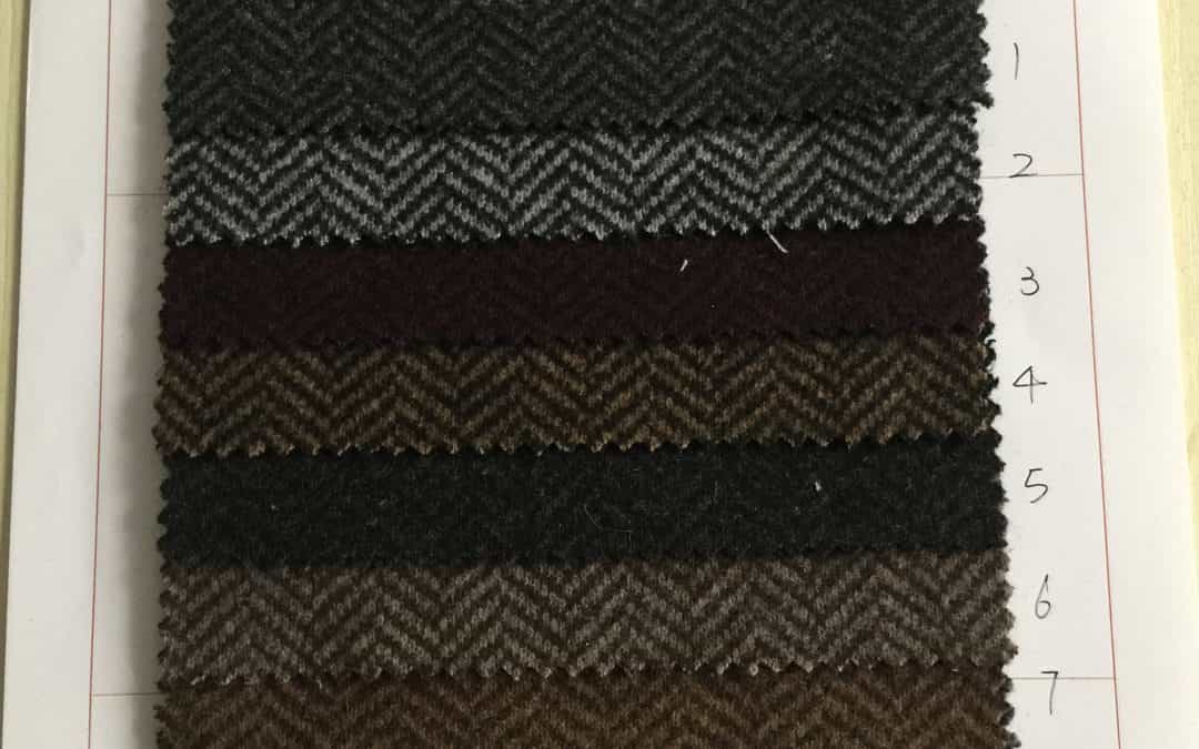 ZS-H011 herringbone 35recycled wool woolen fabric Ready goods