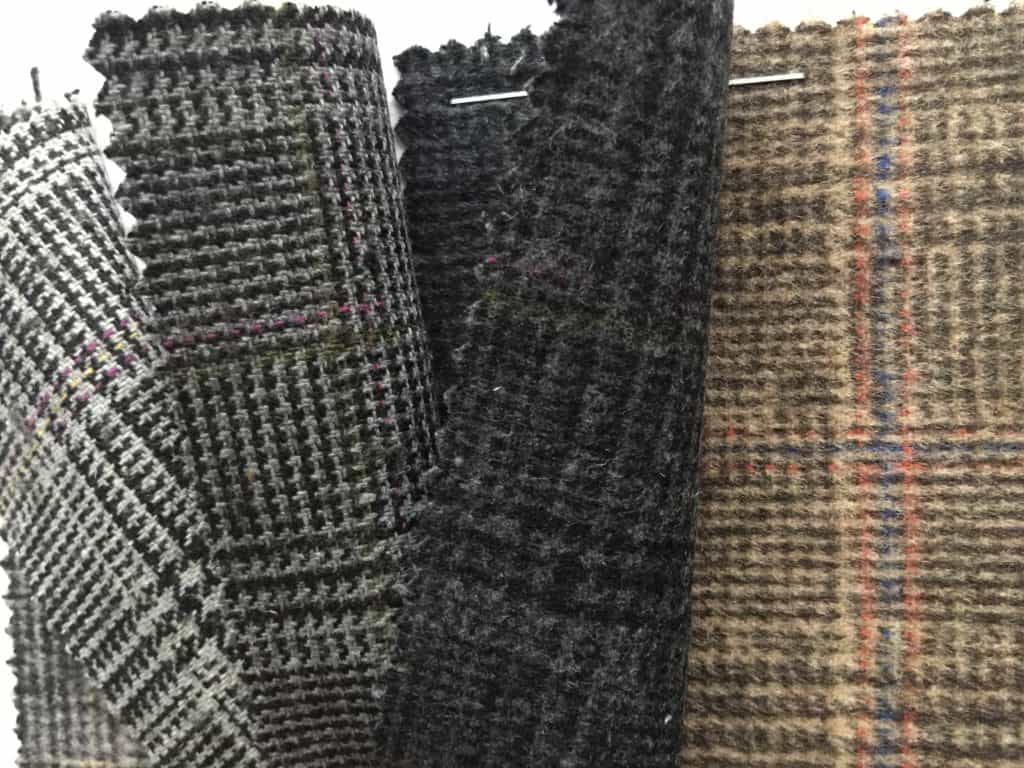 50recycle wool fabric details