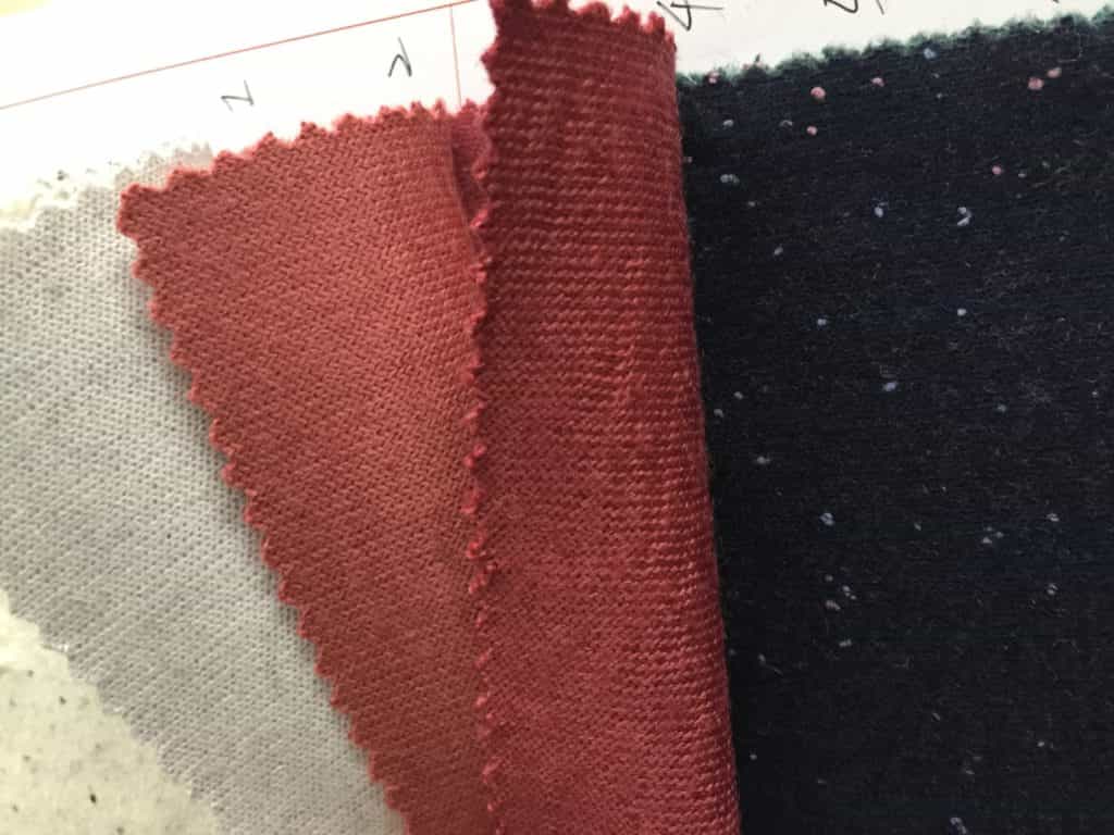details of woolen knitting