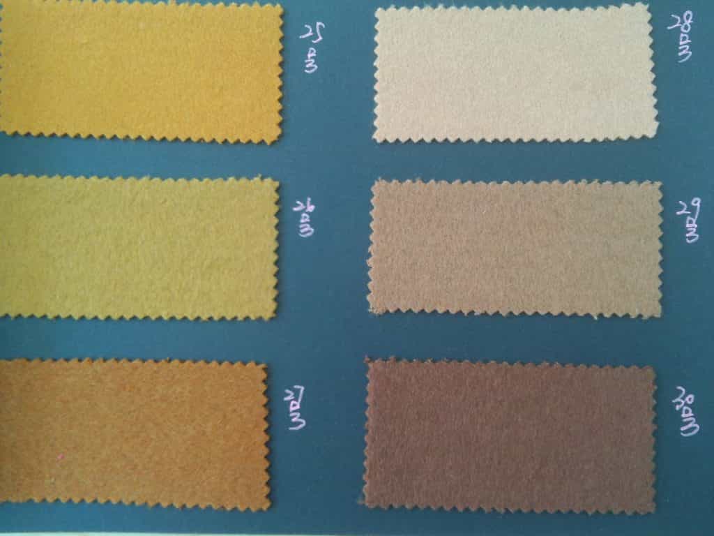 yellow wool woolen fabrics