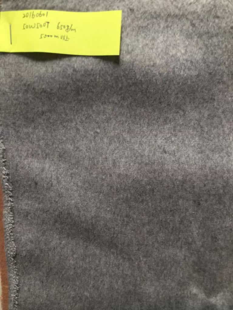 20160601 grey woolen fabric