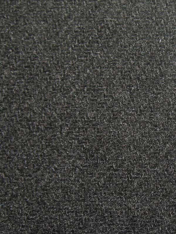 black wool woolen flannel fabric