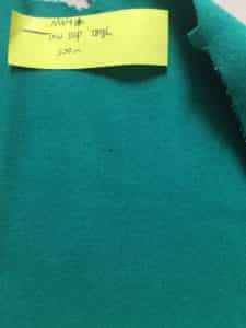 nw green wool woven fabric stock