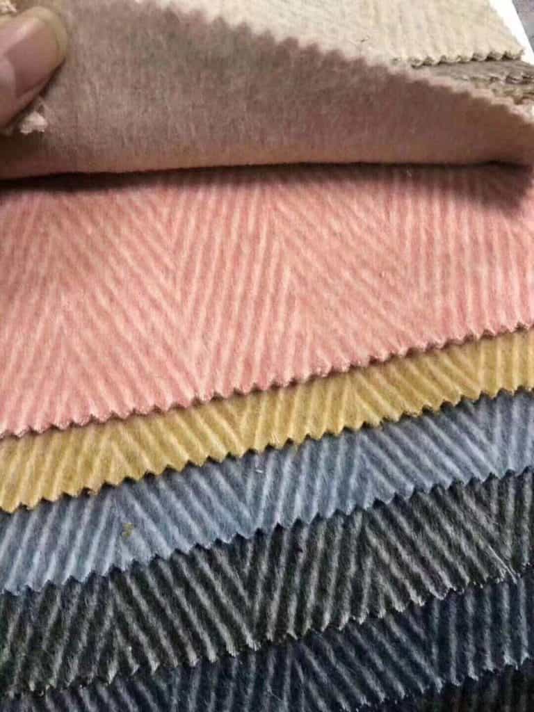 wide wool herringbone fabric
