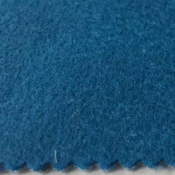 navy wool cashmere double sided fabric