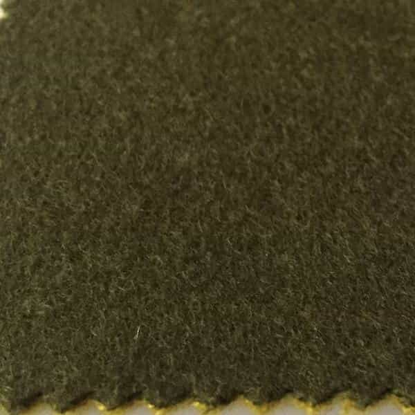 army green wool double cashmere fabric