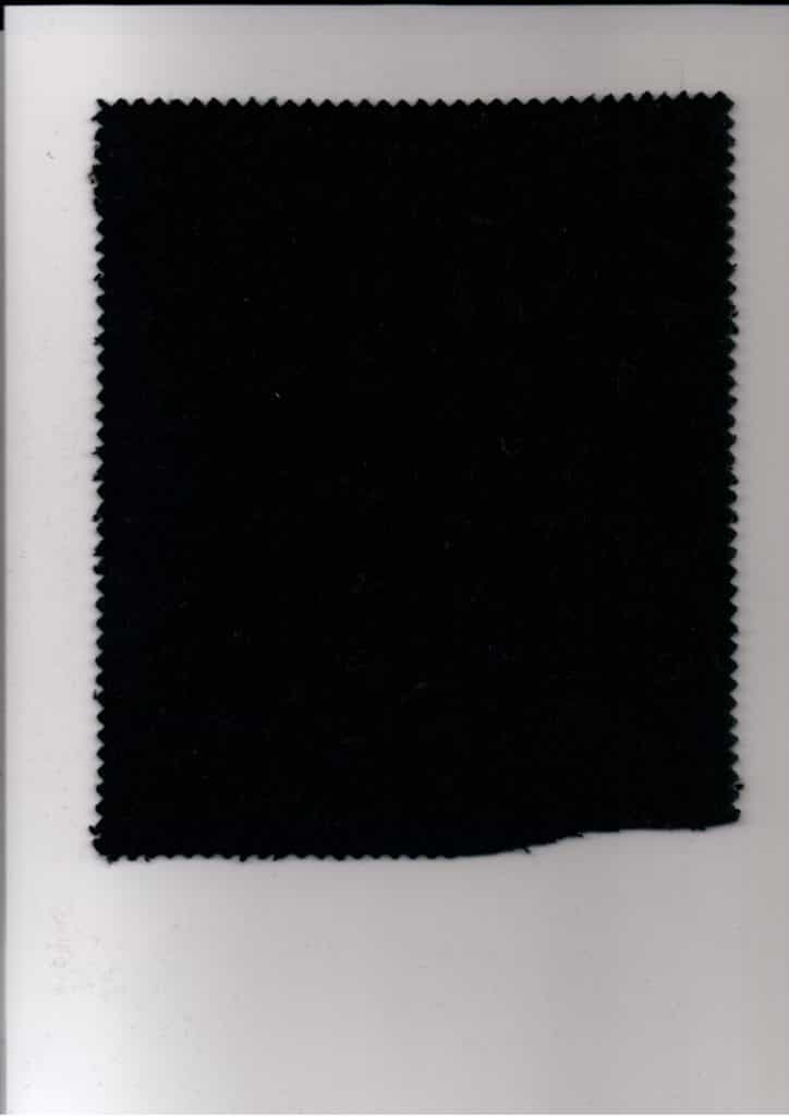 black wool woven visocse mixed fabric