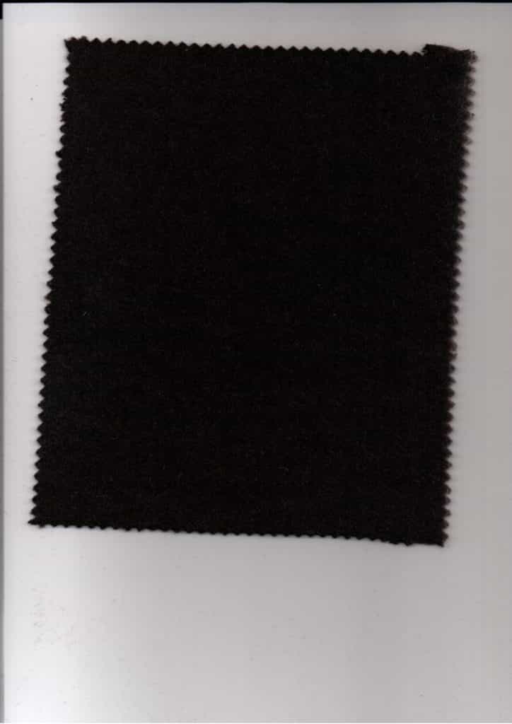 black wool woolen viscose fabric