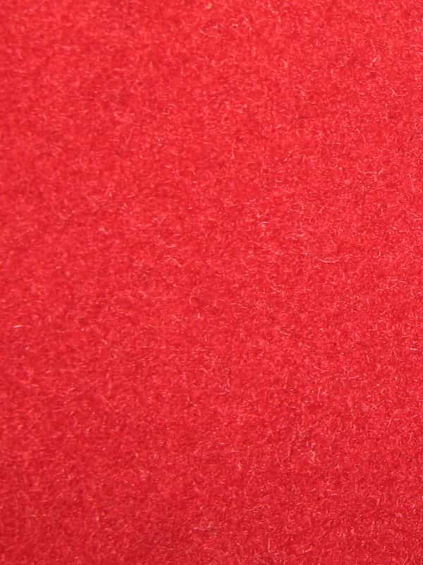 red wool velour fabric supplier