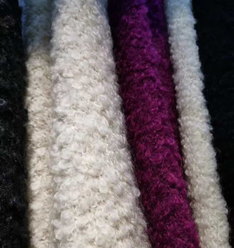 wool knitted loop yarn fabrics for women jackets WOOL FABRICS