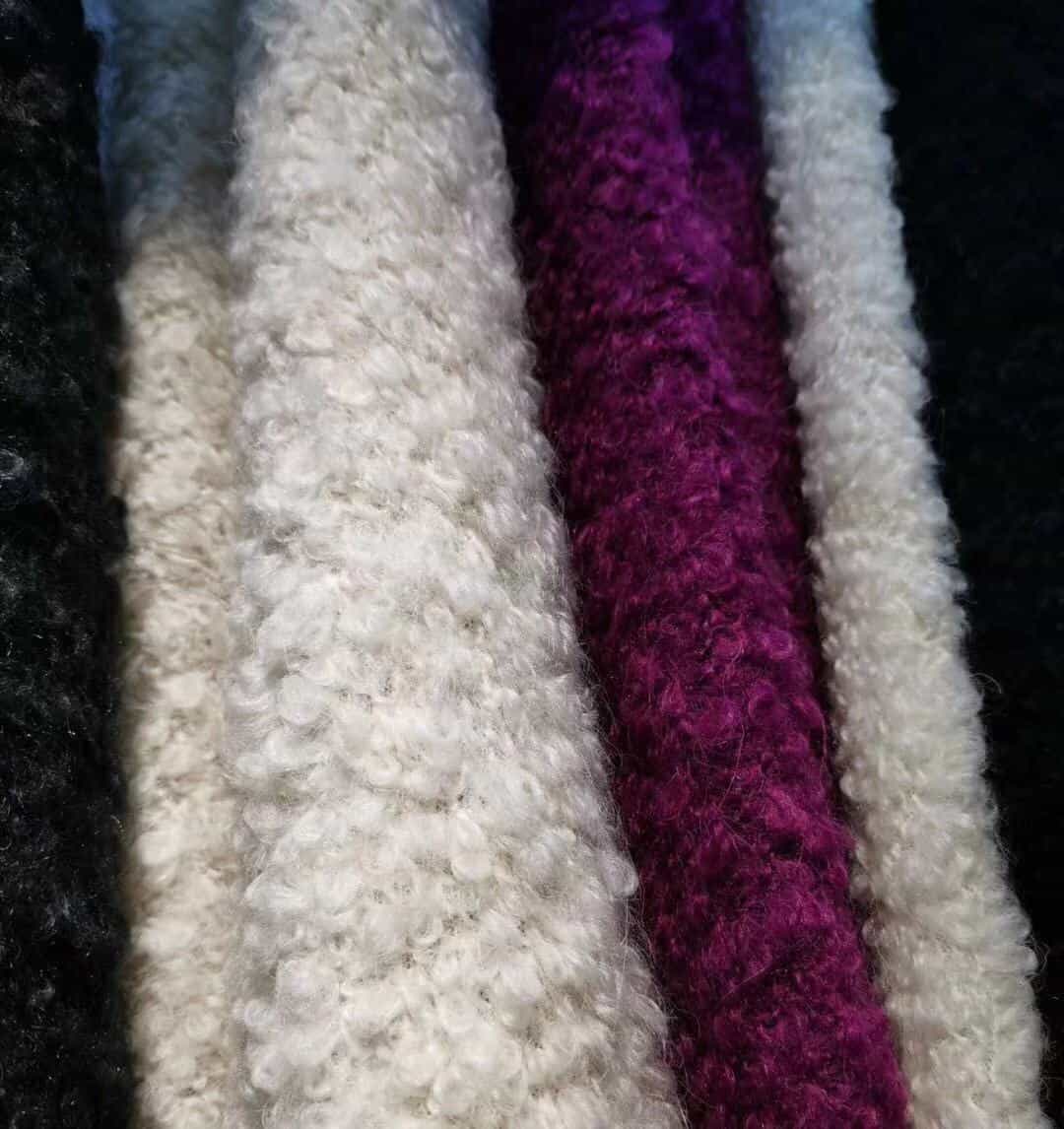 wool knitted loop yarn fabrics for women jackets WOOL FABRICS