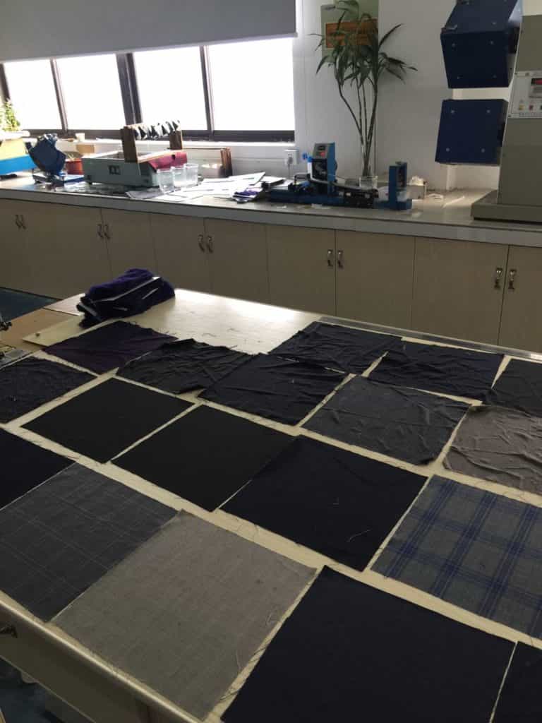 overview of wool fabric lab