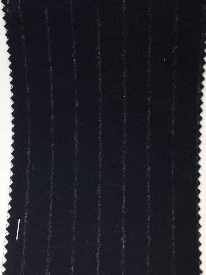 men's wool cashmere fabric for cocats in navy stripe