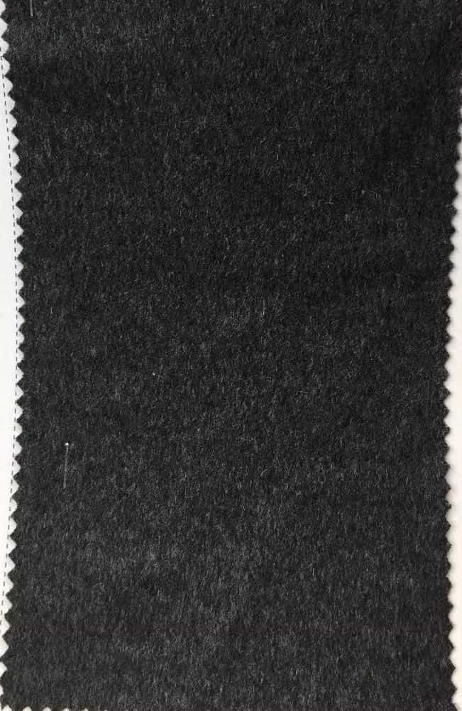 dark grey wool cashmere fabric for women coats