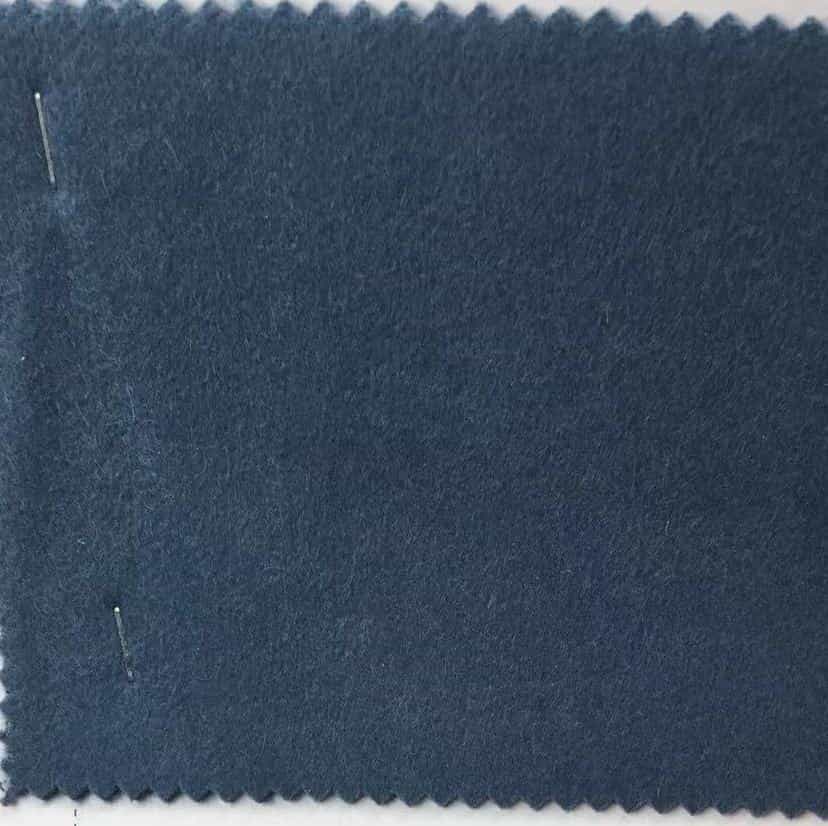 blue wool cashmere fabric for winter coat