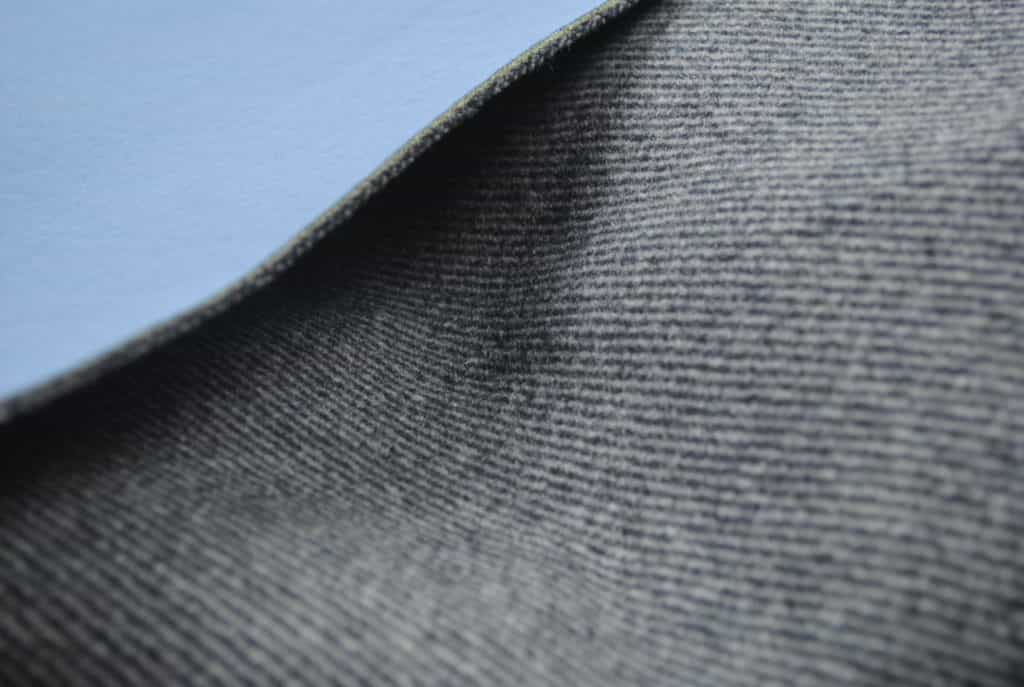 recycled wool bonded fabric with single jersey
