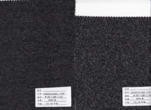 grey black wool knit fabric
