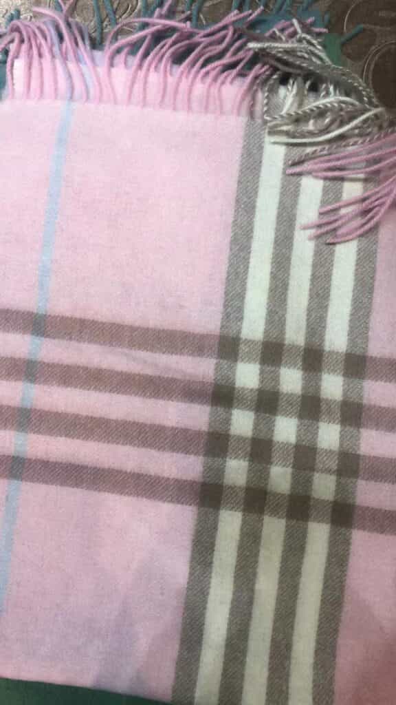 pink wool scarf wool fabric