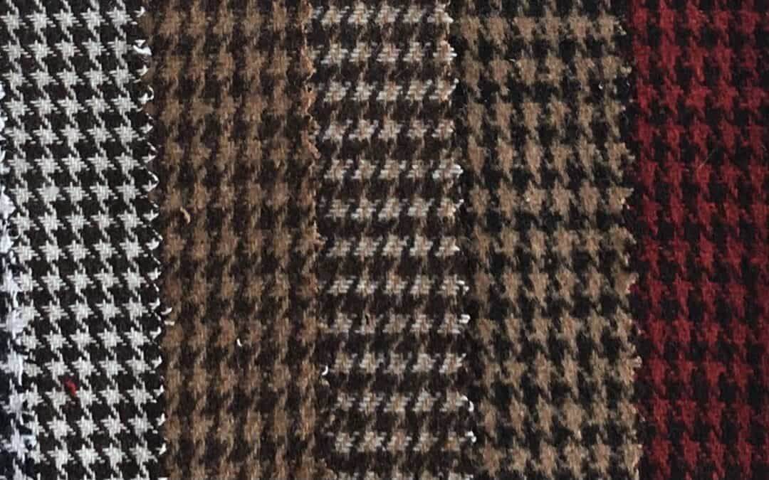100other single layer hounds-tooth fabric