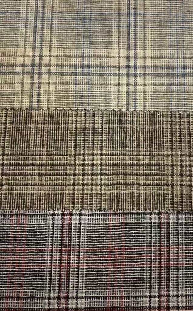 50wool woolen check fabrics