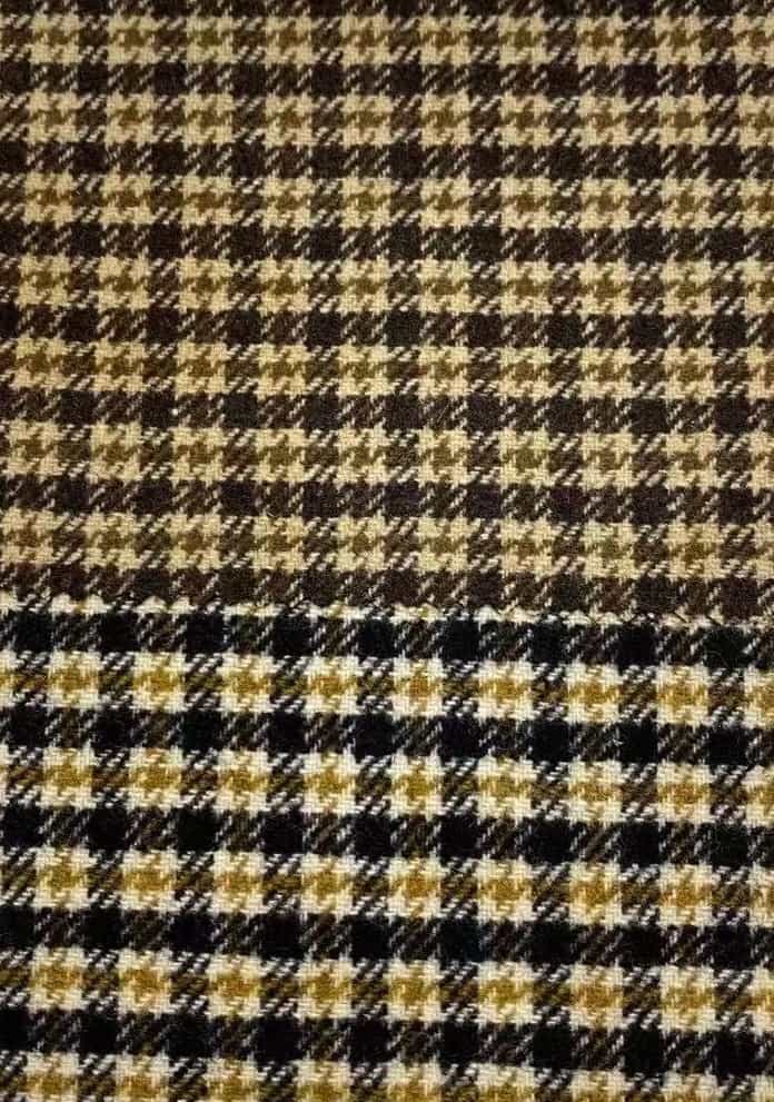 small check woollen fabric