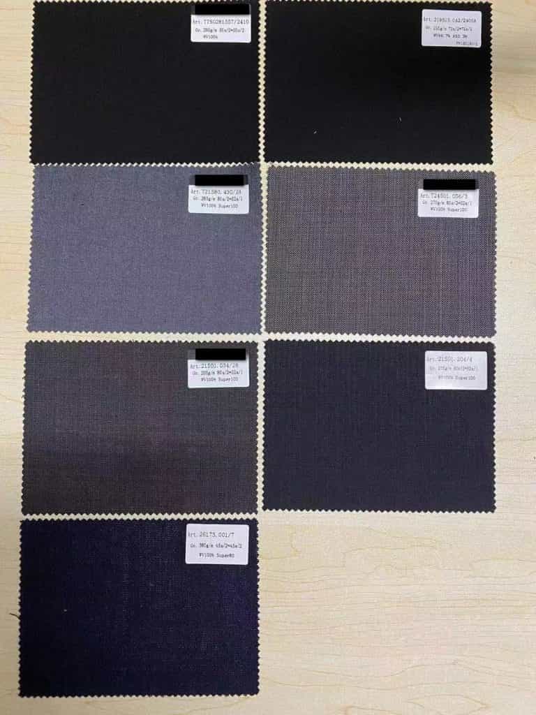 2021 classic worsted wool fabric stock