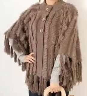 brow jacket with fur fabric