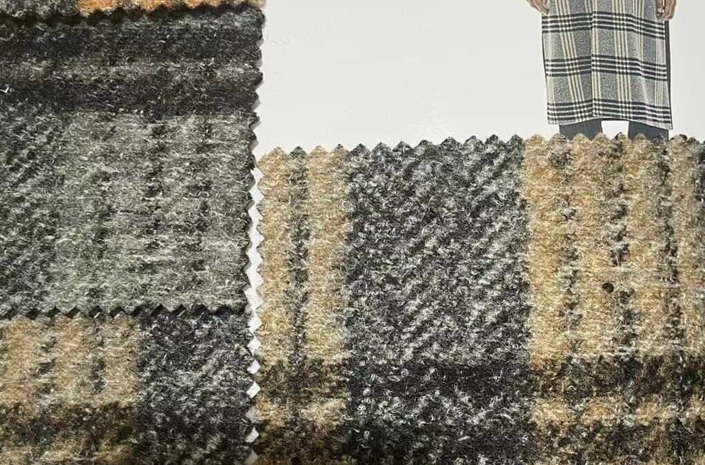 men's long coat wool knit fabrics