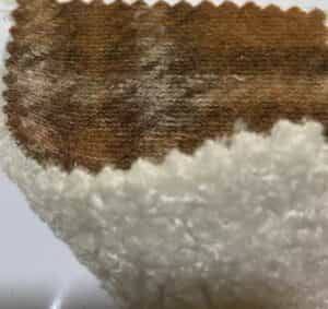sherpa composite fabric for camel wool knit fabric