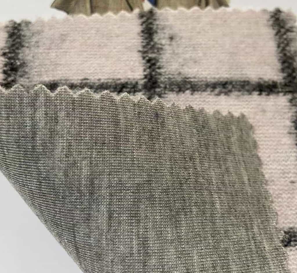 light bg color wool knitted fabric with single gersey fabric