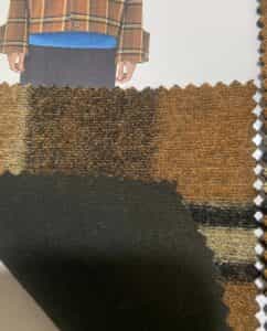 wool knit fabric single jersey black