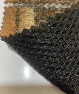 wool knit 3d black poly fabric