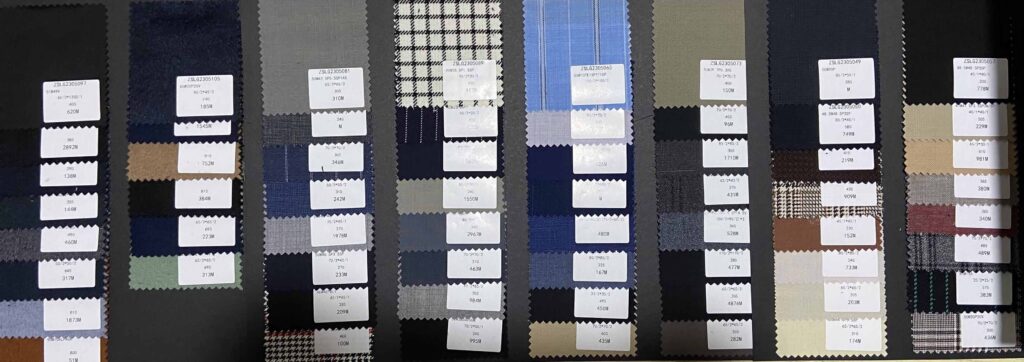 worsted-wool-fabric-collection-zs collection of 2305 worsted wool fabric ready goods stocklots