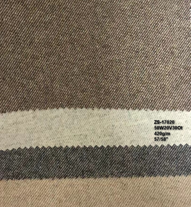 17020 recycled solid woolen fabrics