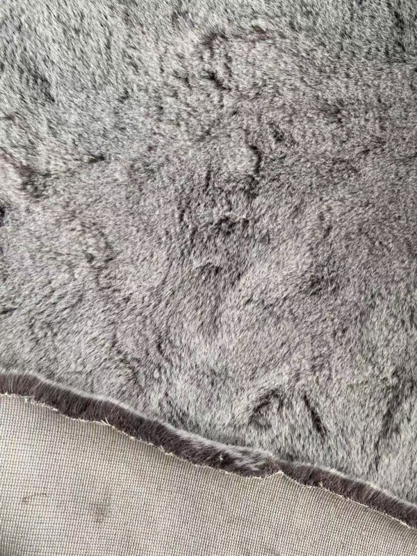 discharging printing faux fur fabric
