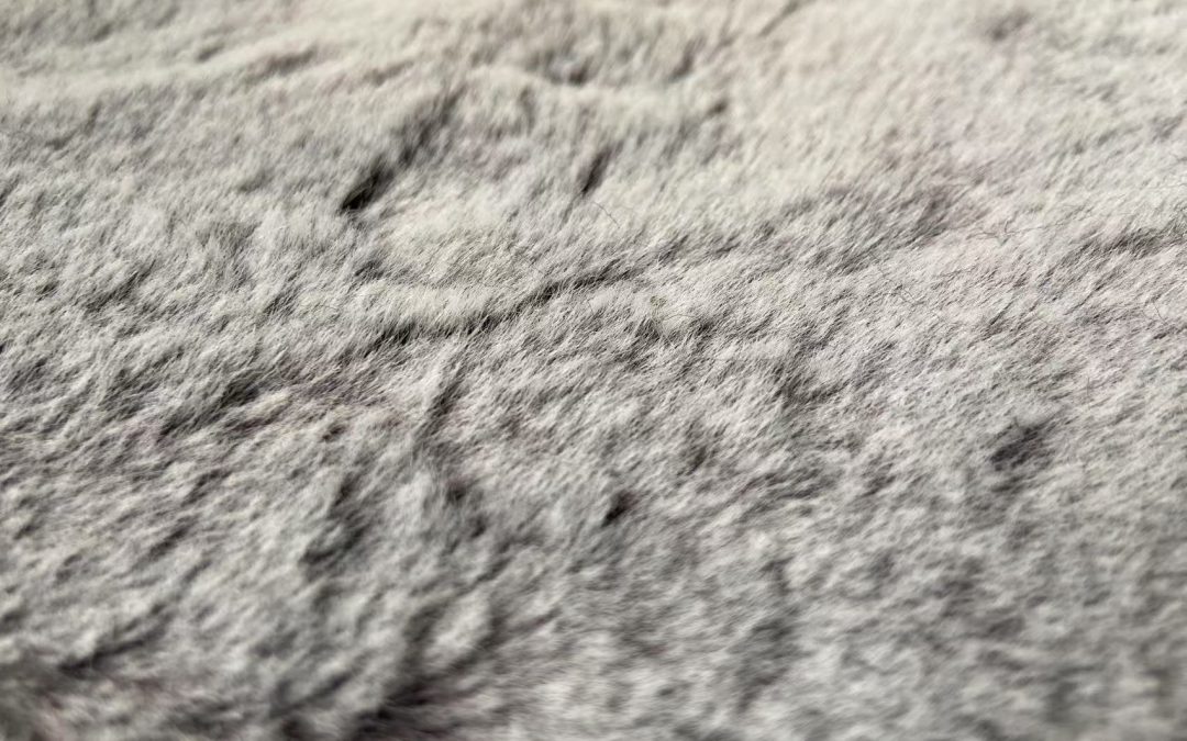 discharging printing fur fabric surface